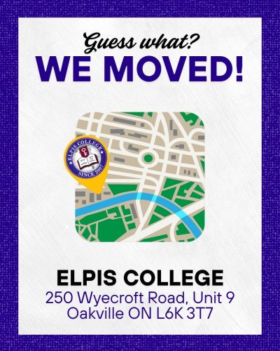 Elpis College – New Address on Wyecroft